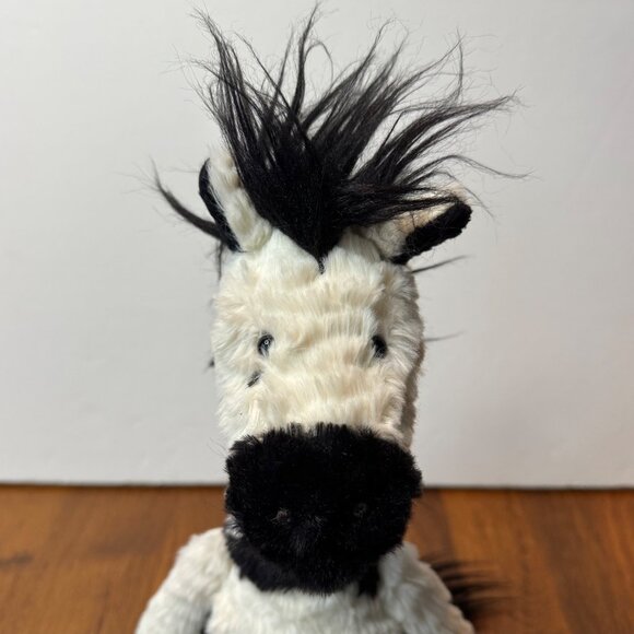 JELLYCAT London Dainty Zebra Plush Toy 20" Striped Soft Stuffed Animal Retired - Picture 2 of 9